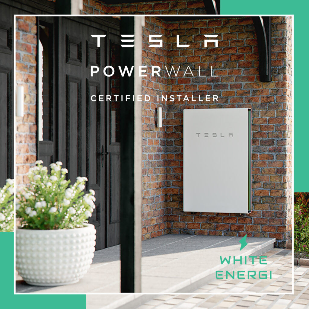 CompEx engineer installing Tesla Powerwall system in Lancashire