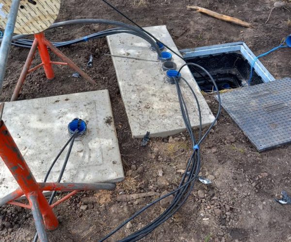 EV charger installation groundworks